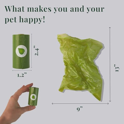 Dog Poop Bags — Unscented, Thick 15 Micron Leak-Proof Pet Waste Bags, 120 Count (8 Rolls) 9 x 13 in Refill Rolls with Easy Tear-Off Perforation & Recyclable Core - Image 4