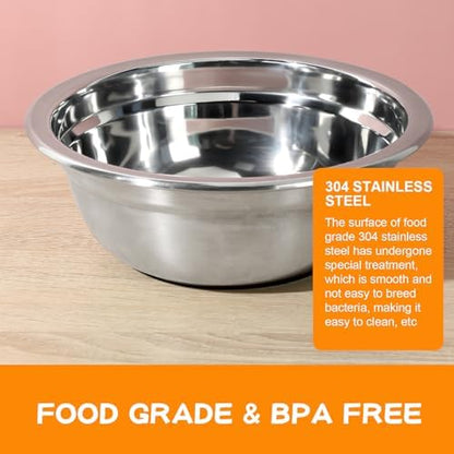 COMESOON 2 Pack 7.2" Stainless Steel Dog Bowls 50oz Thickened Durable Replacement Dog Food Bowls for Food and Water, Fit for COMESOON Bowl Stand DB-B01/DB-B03 - Image 4