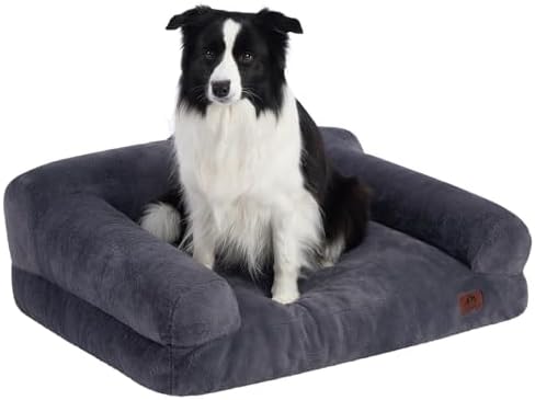 Hollypet Dog Large Cat Bed Puppy Couch Beds for Pets up to 50 lbs - Image 2