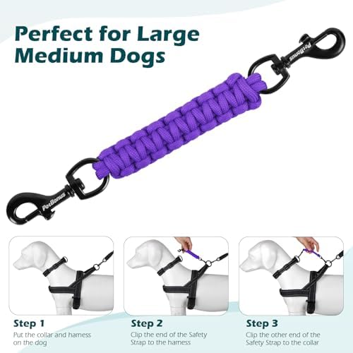 PetBonus Dog Collar Safety Clip, Handmade Prong Collar to Harness Connector - Image 6