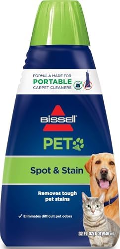 Bissell 74R7 Pet Stain & Odor Portable Machine Formula, 32-Ounce, Fl Oz by BISSELL