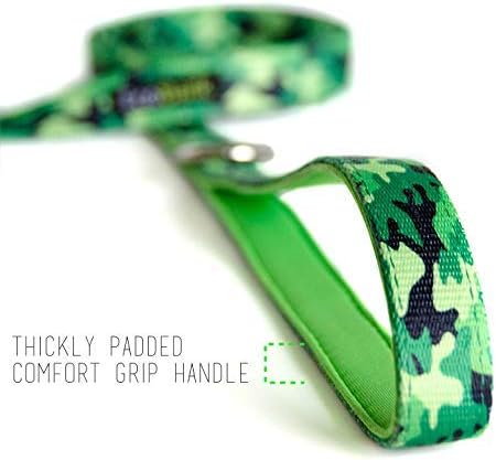 EcoBark Dog Leash - Soft & Reflective Comfort Leashes with Padded Handle - Safe, Strong, & Durable for Small, Medium or Large Dogs (Camo) - Image 6