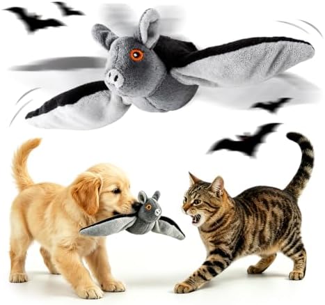 Flying Bat for Dogs, Interactive Flap Wing Bat, Realistic Bat Flight by Unknown