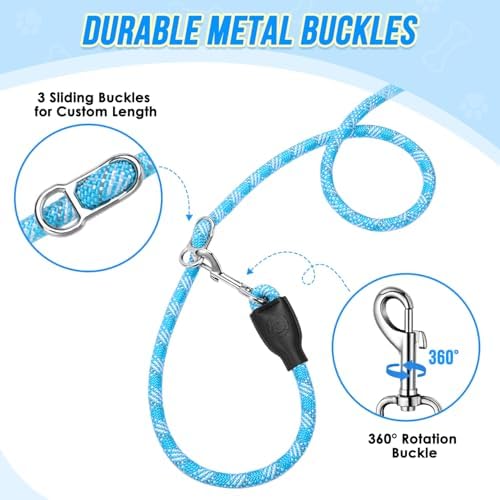 Lukovee Hands Free Dog Leash, 10FT Adjustable Waist-Lead & Shoulder Lead - Image 5