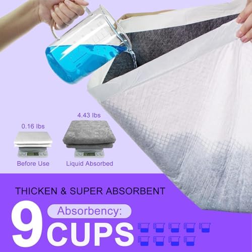 Boscute Lavender Scented Thicken 6 Layers Heavy Absorbent 30"x36" Pet Training Dog Pee Pads, Extra Large Polymer Leak-Proof Quick Dry Puppy Pee Pads, Disposable Pee Pads for Dogs Cats Rabbit 30Counts - Image 4