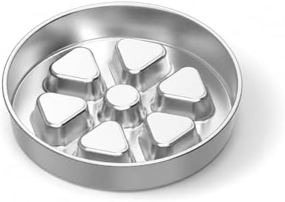 Kactoily Stainless Steel Slow Feeder Dog Bowl, 2.5-3 Cups Puzzle Maze Dish by kactoily