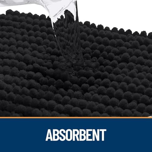 OLANLY Dog Door Mat for Muddy Paws 36x24, Extra Absorbent Chenille Mud Mat - Image 4