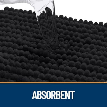 OLANLY Dog Door Mat for Muddy Paws 36x24, Extra Absorbent Chenille Mud Mat - Image 4