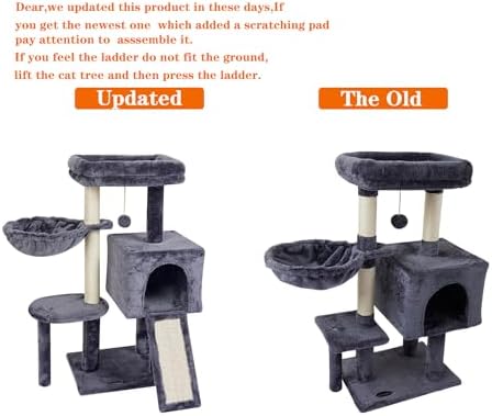 Cute Cat Tree Kitten Cat Tower Condo Furniture Scratching Posts Hammock D - Image 4