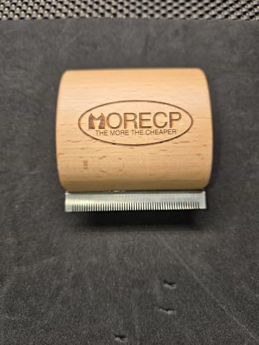​MORECP 2.64in Dog Brush & Deshedding Brush for Cats​ - Gentle & Effective Wooden Pet Hair Removal Tool for Dogs, Cats, Horses to Stop Shedding, Remove Undercoat - Image 5