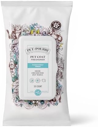 Pet-Pourri Pawsitively Fresh Deodorizing Pet Wipes, 50 Count by %7EPourri