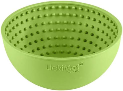 LickiMat Wobble, Dog Slow Feeder Bowl Lick Mat, Boredom Anxiety Reducer; Perfect for Food, Treats, Yogurt, or Peanut Butter. Fun Alternative to a Slow Feed Dog Bowl, Green - Image 3