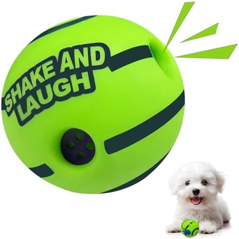 Dog Toys Ball, Interactive, XS, 2.75 in (7 cm) by SHAKEANDLAUGH