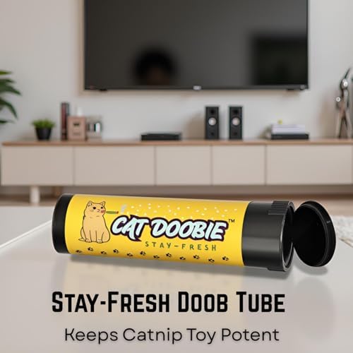 Nestpark Cat Doobie Catnip Cat Toy - Crinkle Kitten Kicker with Extra Strong Catnip - Funny Interactive Cat Toy Indoor Cat Gifts - Image 4