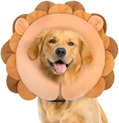 BEAUTYZOO Dog Cone Collar Alternative After Surgery,Pet Neck Donut E‑Collar by BEAUTYZOO