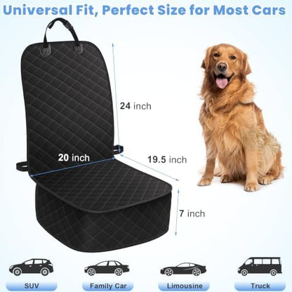 ELONGRIVER Dog Car Seat Covers, Waterproof Front Seat Cover - Image 7