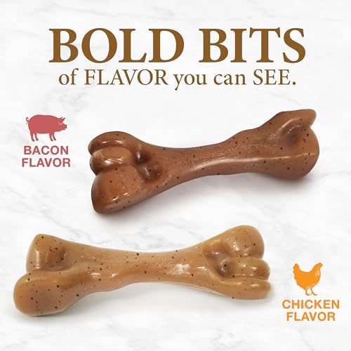 Nylabone Strong Chew Gourmet Style Dog Chew Toy, Small, 2 Count - Image 6