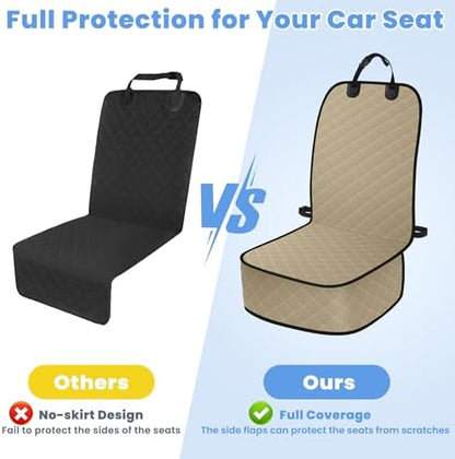 ELONGRIVER Dog Car Seat Covers, Waterproof Front Seat Cover - Image 5