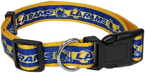 NEW & Improved Pets First NFL Los Angeles Rams Licensed PET Collar, X-Large - Heavy-Duty, Strong, and Durable NEW Dog Collar. Available in 32 Football Teams and 4 Sizes - Image 2