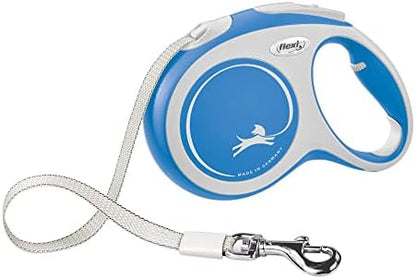 FLEXI® Comfort Tape Retractable Dog Leash, Large, 16 ft - Blue/Pastel by Flexi