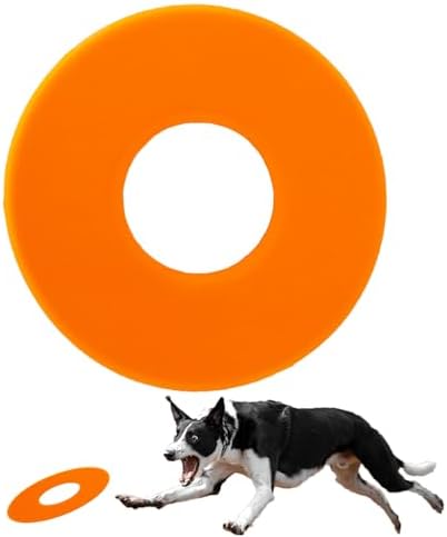 Dog Flying Disc Lightweight, Pets Dog Flying Disc, Floating Water Dog Toy, Dog Launchers Toy, The Best Gift for Your Lovely Pet by Rainbow-K9
