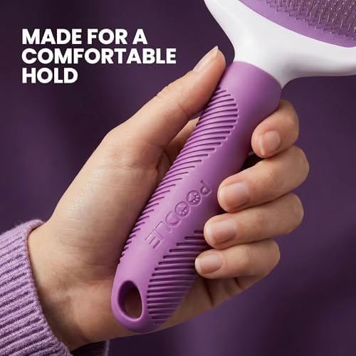 Poodle Pet Slicker Brush - For Dogs, Cats, Rabbits - Matted/Loose Fur, Knots - Suitable for Doodle/Goldendoodle Grooming and Shredding Short/Long Hair (Pack of 2) - Image 5