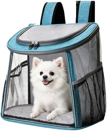 Pet Backpack Carrier for Cats and Small Dogs, Under 13.2 lbs by Unknown