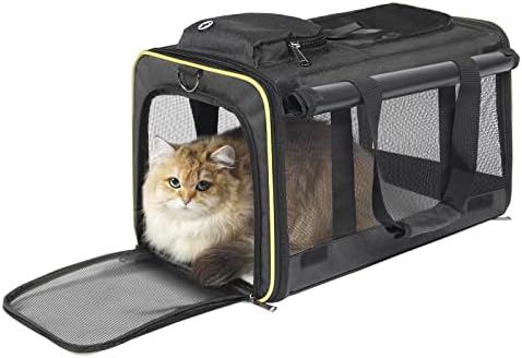 GAPZER Cat Carrier for Large Cats 20 lbs+ Soft Pet Kennel Bag for Small Dog - Image 2