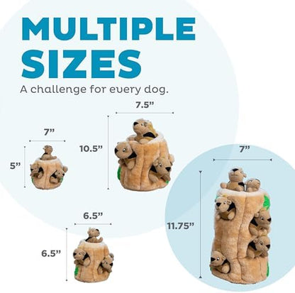Outward Hound Hide-A-Squirrel Plush Squeaky Dog Toy, XL, 7" x 11.8" - Image 5
