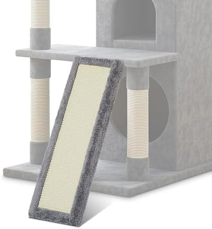 Dansydaisy Cat Tree Replacement Parts 23.8 x 8.5 Inch Cat Tree Tower Accessories Sisal Ladder Scratching Board Kitty Scratcher Refill Board Furniture Parts for DIY Indoor Kitten Condo Activity Center by Dansydaisy