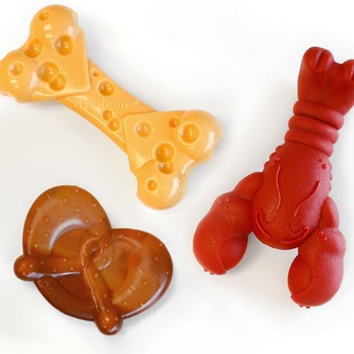 Nylabone Power Chew Toy Bundle, Dog Toys for Aggressive Chewers, 3 Pack by Nylabone