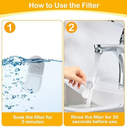 10+10 Pack Replacement Filters Compatible with SEIRMEP 101oz/3L Stainless Steel Cat Water Fountain, Includes 10 Filters & 10 Sponges - Image 4
