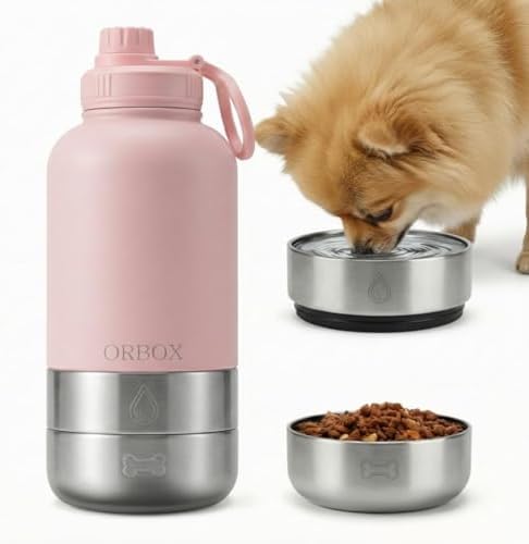 Portable Dog Water Bottle 32oz Insulated Travel Bottle for Small Dogs by Unknown