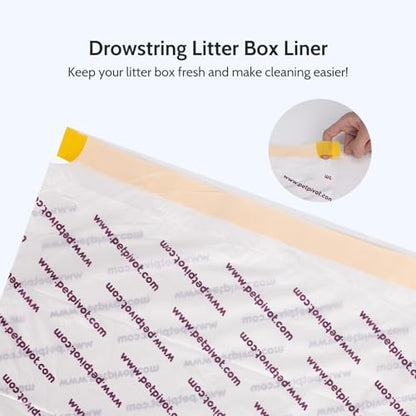 60 Count Heavy Duty Litter Box Liners for Autoscooper 11 Automatic Cat Litter Box, Disposable Trash Bags for Self Cleaning Cat Litter Box - Image 5