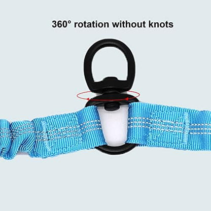 BAOBOTE Pet Double Dog Leash, Shock Absorbing Reflective Bungee Lead - Image 4