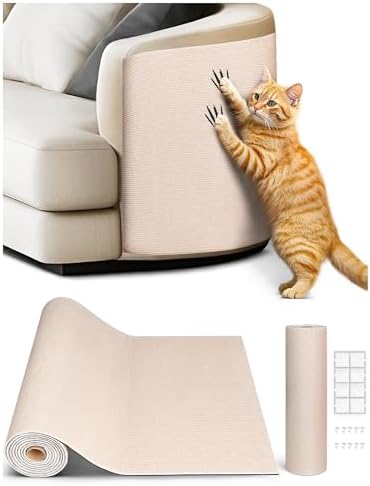 TLNNK 78.7"x15.8" Cat Scratch Furniture Protector - Beige by Minyii