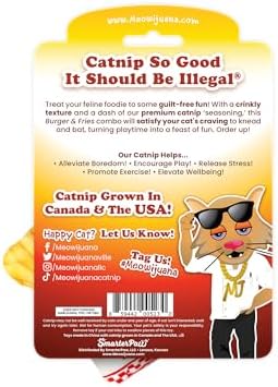 Meowijuana Fall Pumpkin Refillable Cat Toy | Refillable Plush Catnip Toy - Image 3