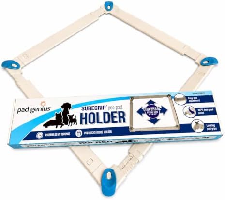 Patented SureGrip Pee Pad Holder by PadGenius