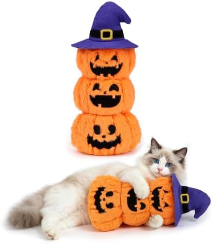 PUPTECK Halloween Catnip Cat Toys, Interactive for Kittens Indoor by PUPTECK