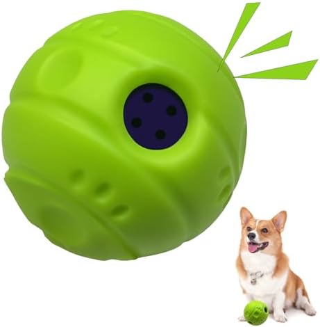 Dog Toys Ball, Interactive, XS, 2.75 in (7 cm) by SHAKEANDLAUGH
