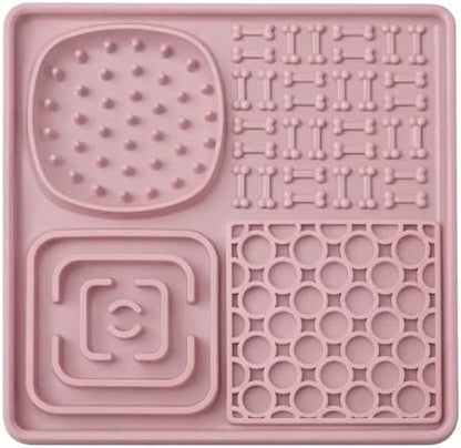 Hearth & Paw Silicone Lick Mat for Dogs, Blush Pink - Image 3