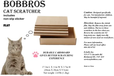 5 Packs in 1 XL Cat Scratcher, Cat Scratching Pad, Double Sided Cardboard Cat Scratcher - Image 5