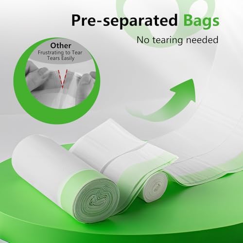 105 Count Automatic Litter Box Bags Liners Compatible with Litter Box Robot 4/5/3, Thick Self-cleaning Cat Litter Box Liners refill with Drawstring Heavy Duty 10-12 Gallons of Capacity - Image 3