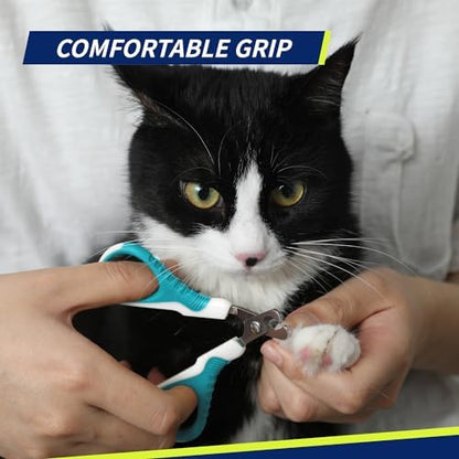 WePet Pet Nail Clippers U07.1, Professional Claw Trimmer, Bended Scissor Special for Cats, Kittens, Dogs, Puppies, Small Animals, White/Pine Green - Image 5
