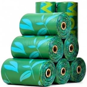 Paw Monk Leak Resistant Dog Poop Bags Rolls -120 Bags, Heavy Duty 20 Micron, Easy-Tear perforations, Easy-Open & Easy-Tie doggy poop bags Unscented by PawMonk