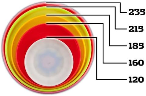Hero Disc USA Hero Xtra 235 Distance Dog Frisbee, Outdoor Dog Toy and Pet Frisbee, Distance Dog Flying Disc (Pink)