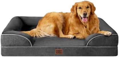 EHEYCIGA Orthopedic Extra Large Dog Bed, Waterproof Washable XL Pet Bed 44" by EHEYCIGA