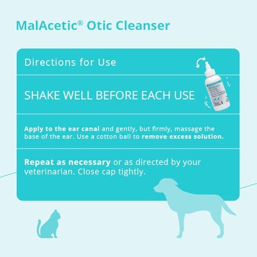 MalAcetic Otic Cleanser for Dogs and Cats, 4 oz - Image 4