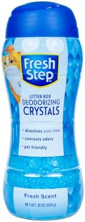 Fresh Step Cat Litter Crystals Deodorizer, Fresh Scent, 30 Oz by FreshStep
