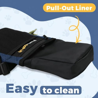 Dog Treat Pouch for Pet Training, One-Hand Magnetic Closure, Hands-Free Treat Bag with Silicone Liner, No Mess No Smell - Image 3